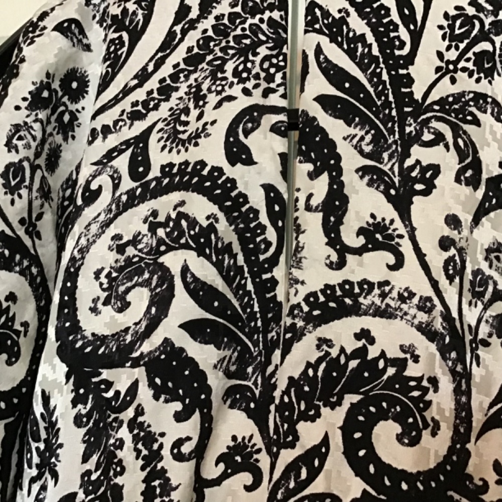 Alice + Olivia Black and Cream Top - Picture 4 of 6